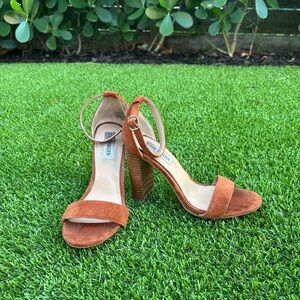 Steve Madden Brown Suede Heels